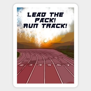 Fasbytes Running ‘ Lead the Pack, Run Track’ Sticker